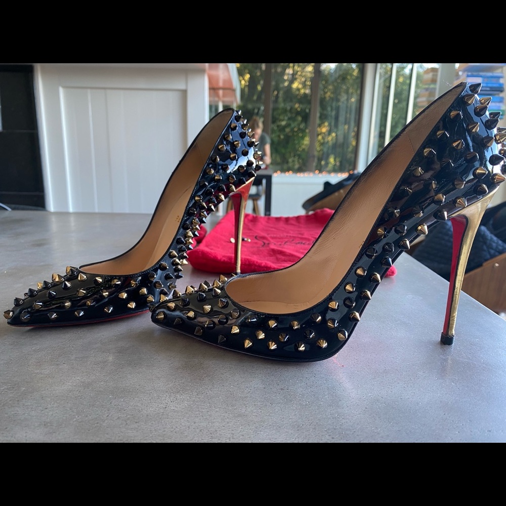 Christian Louboutin Spiked Follies Pumps